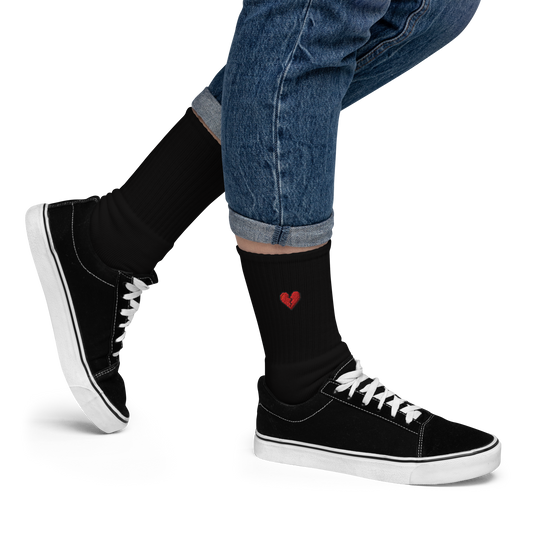 SYSTEM.BOOT_HEARTBREAK. | Embroidered socks